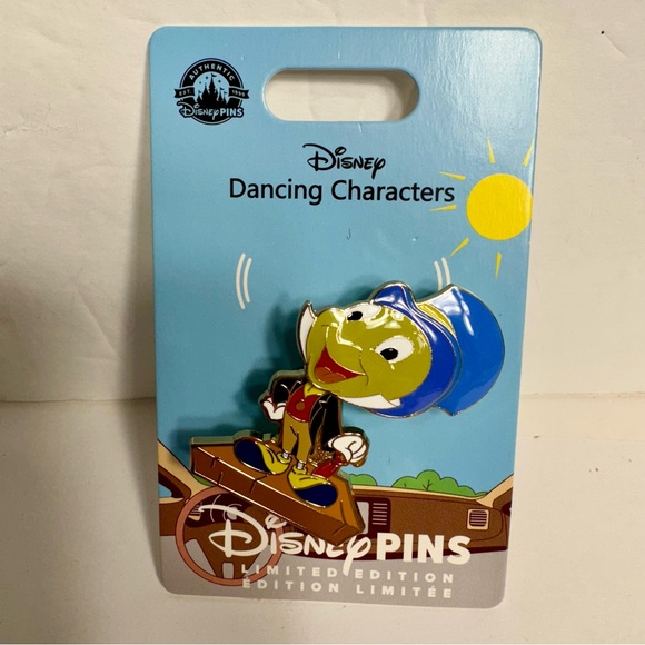 NWT. Disney Pin - Dancing Characters Jiminy Cricket 
from Disney's Pinnochio - Picture 2 of 4
